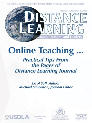 cover image of Distance Learning, Volume 16, Number 4